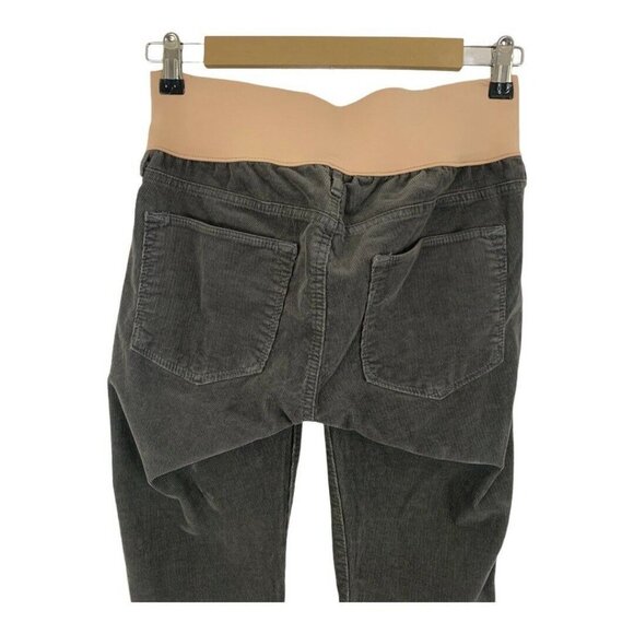Gap Maternity Size 24 Gray Corduroy Sexy Boot Pants - Picture 4 of 5